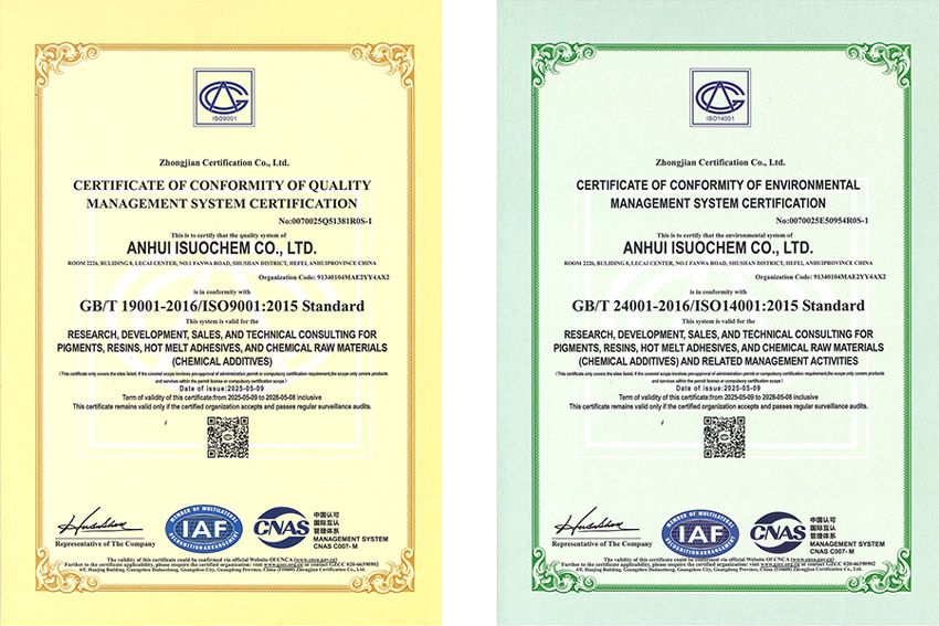 ISO 9001 and ISO 14001 Suppliers